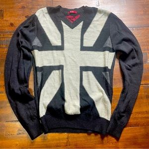 Keannan Duffty British Flag sweater
